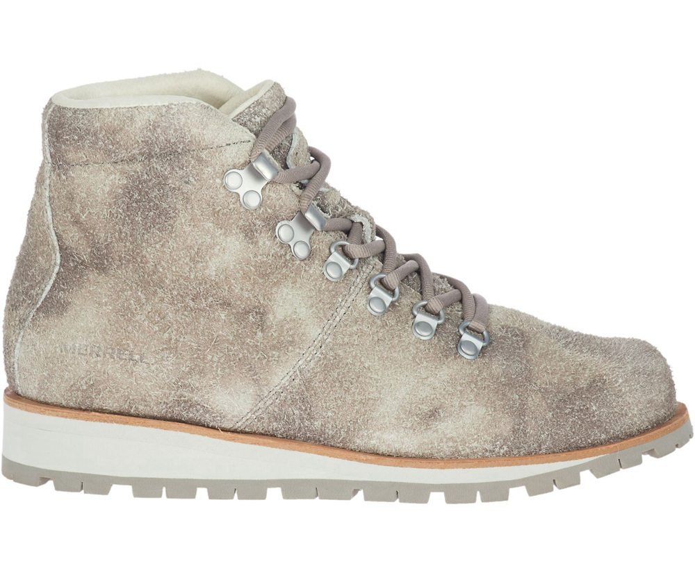 Merrell Boots Grey - Wilderness LT - Womens 94DCXBIUJ
